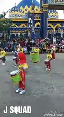 AnakTK drum band di depan Masjid Agung Kota Lubuklinggau!!