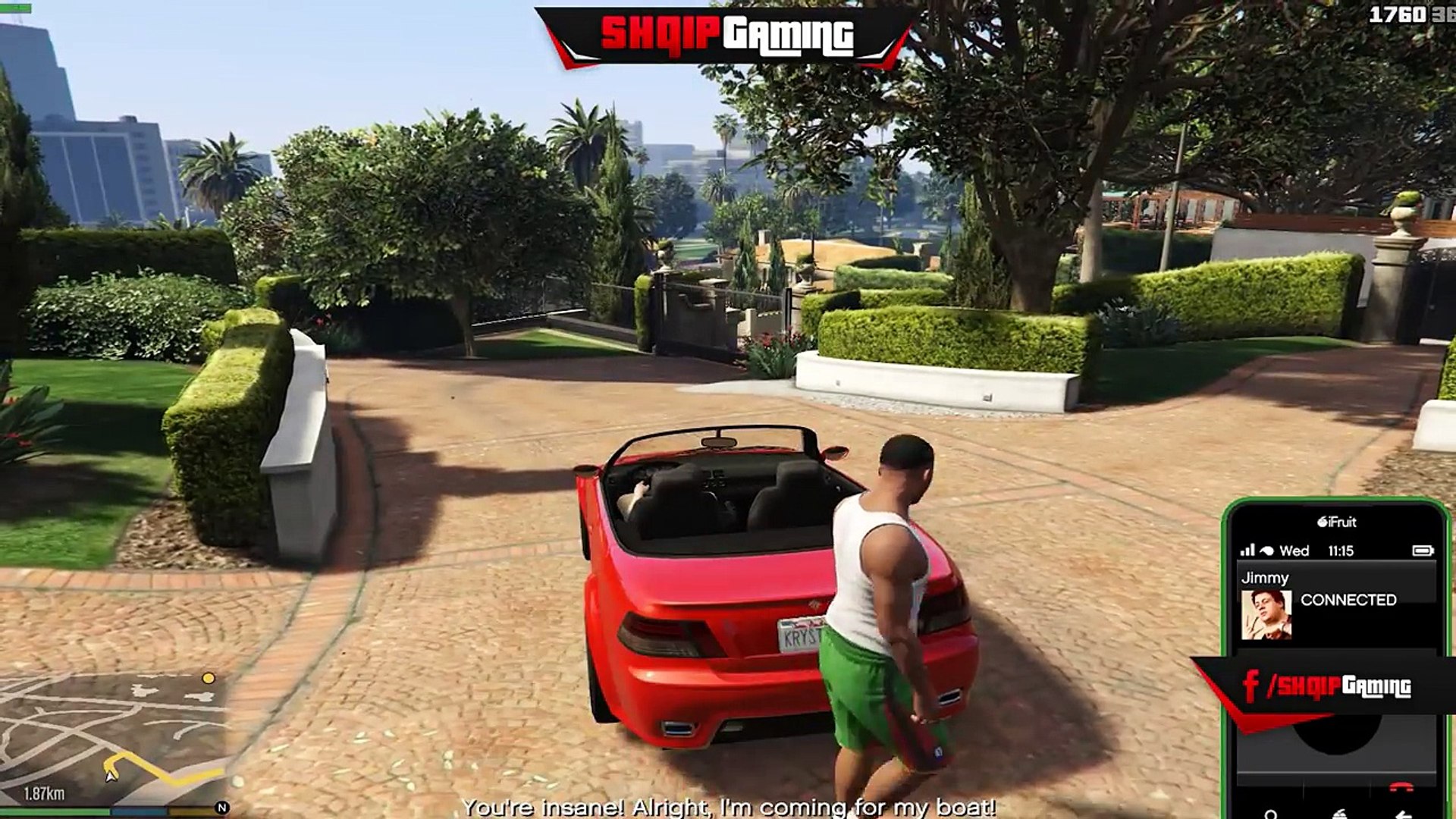 GTA 5 SHQIP - Ma Vjedhen Jahtin !! - SHQIPGaming