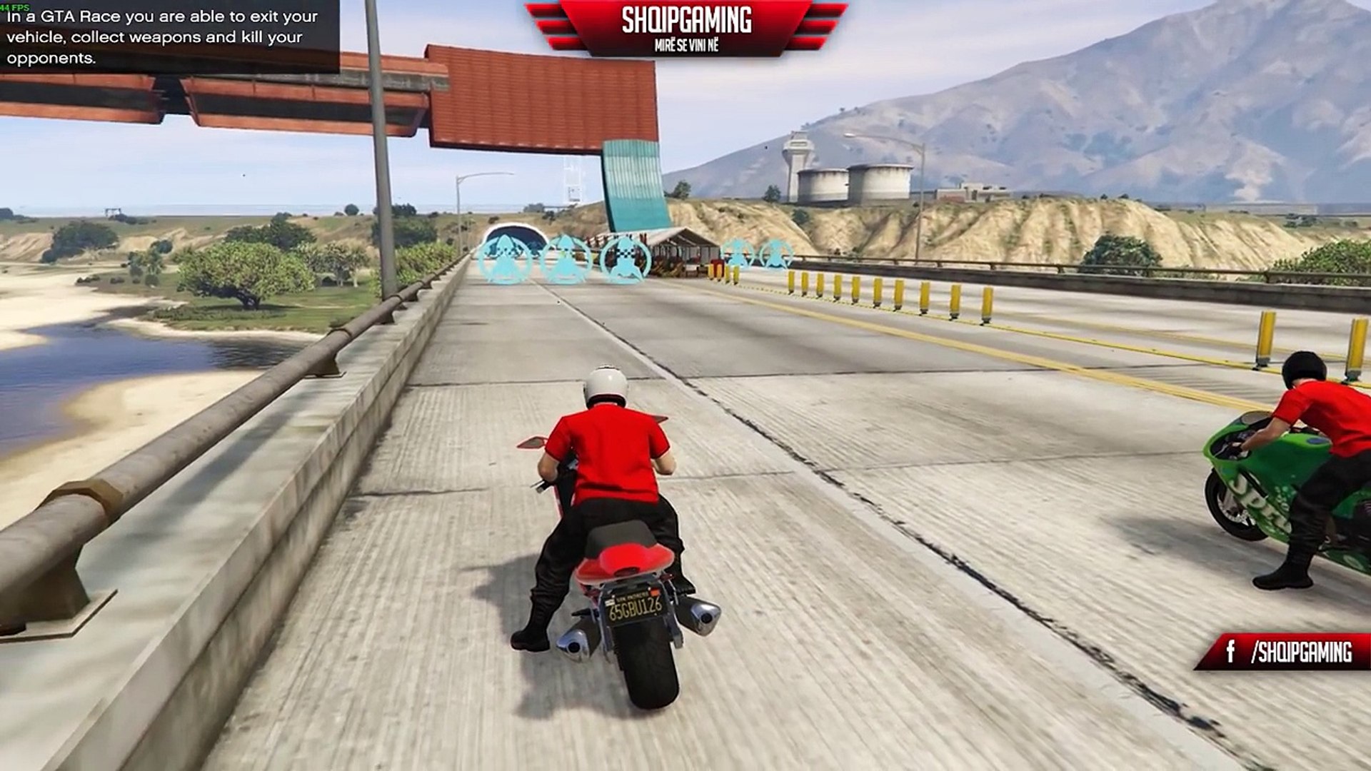 ⁣GTA 5 SHQIP - Me Motorra neper Mure !! - SHQIPGaming