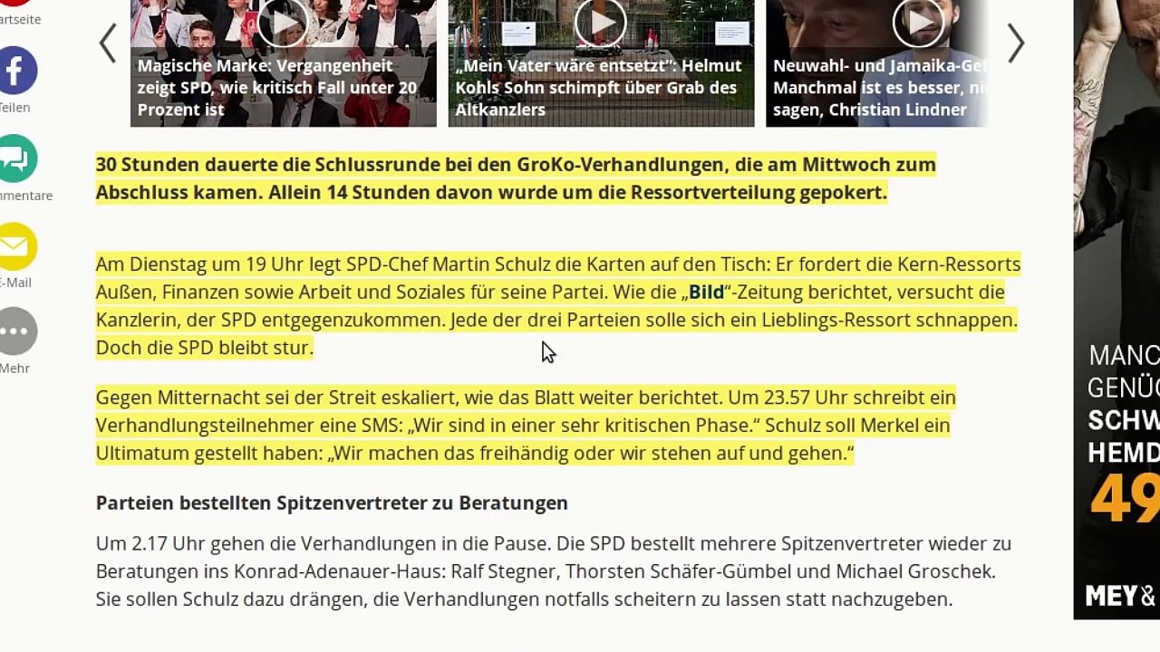 GroKo Merkel 2 - Das Desaster - für die Eliten