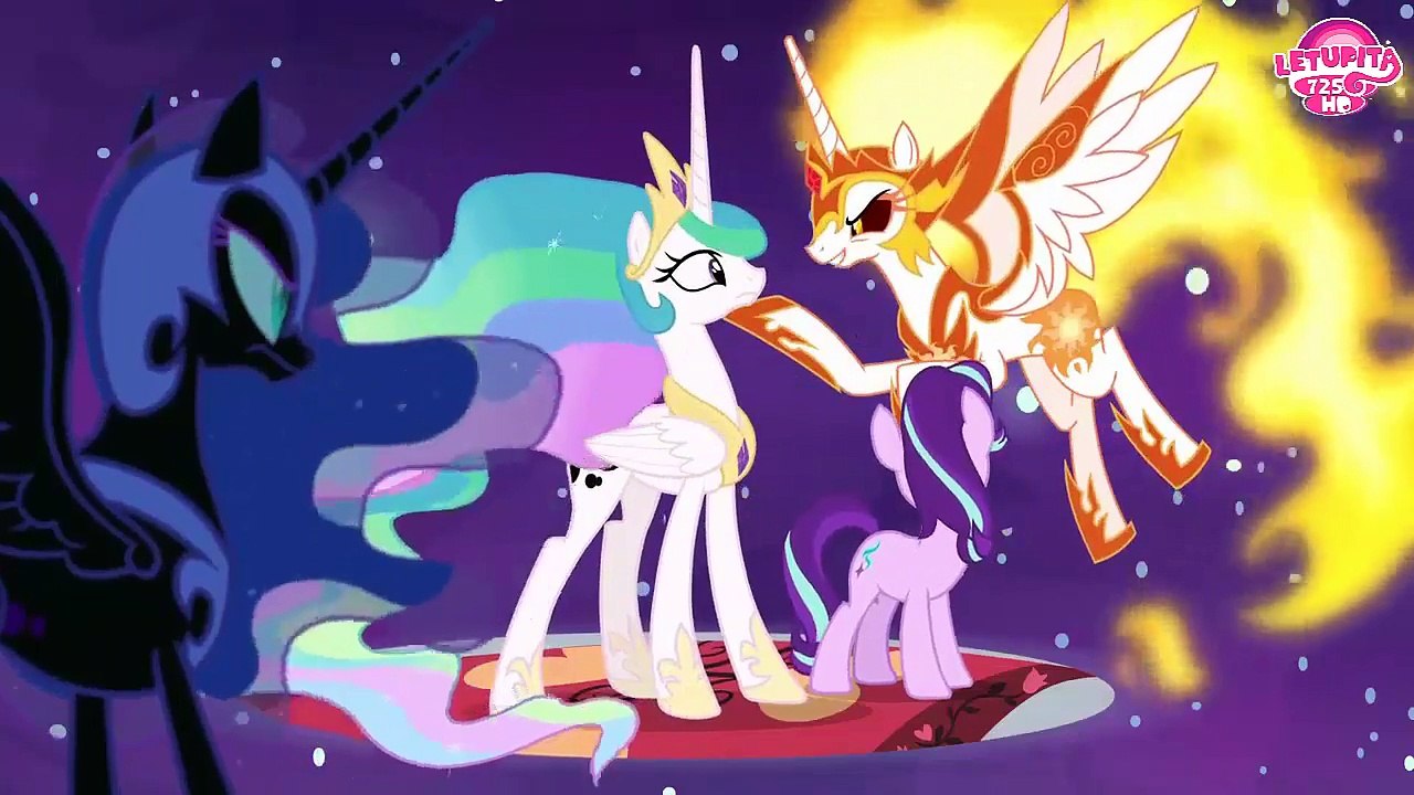 Celestia Defeats Daybreaker and Nightmare Moon  (A Royal Problem) | MLP: FiM [HD]