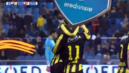 Guram Kashia Goal HD -  Vitesse 1-1 Feyenoord 11.02.2018