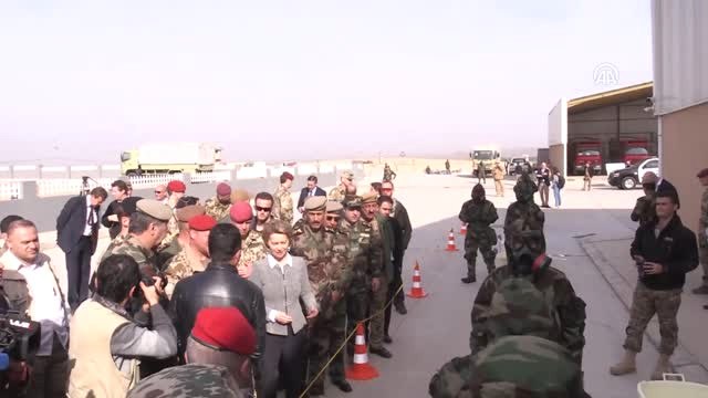 Almanya Savunma Bakanı Leyen Erbil'de