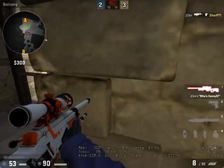 LOL what a clutch!!! His mates go totally crazy