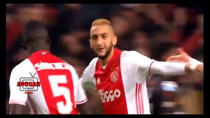 هدف الدولي المغربي عدنان تيغدويني الرائع أمام أصدقاء حكيم زياش