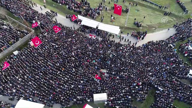 Şehitlerimizi uğurluyoruz - Şehit Uzman Çavuş Burak Akalın'ın cenaze töreni (1) - SAMSUN