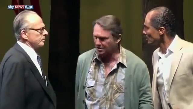 مسرحية كامب ديفيد خالد النبوي. خالد النبوي يجسد السادات