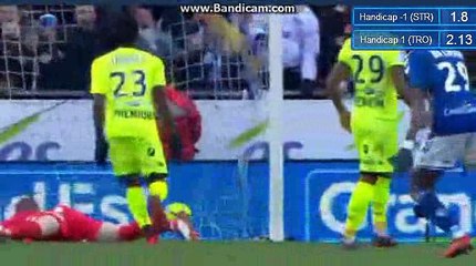 AholouGoal - Strasbourg 1-0 Troyes