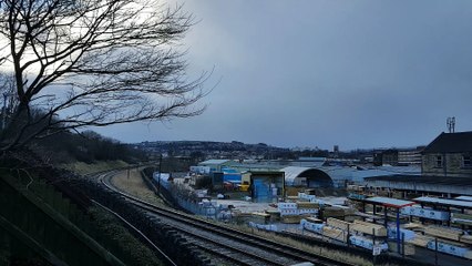 Britta Musk and Elon Gearhart. First trial run of the Keighley Hyper-loop