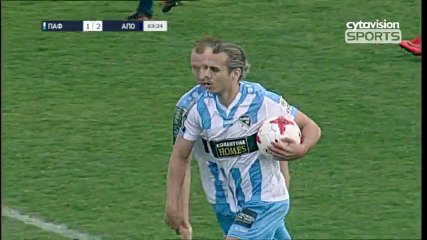 1-2 Kevin Berigaud Goal - Paphos 1-2 APOEL -  11.02.2018