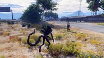GTA 5 Mods - Alien from Alien vs Predator [BRUTAL KILL Alien Covenant]