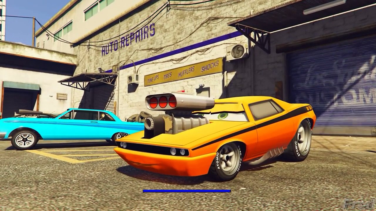 gta 5 disney cars