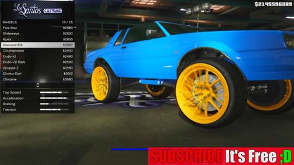 Grand Theft Auto V - Customizing Willard Faction Donk [Lowrider 2 DLC] and Racing - GTA 5