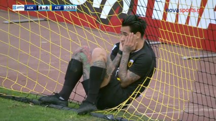 Sergio Araujo AMAZING Chance - AEK Athens FC vs Asteras Tripolis-  11.02.2018
