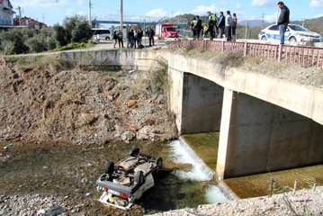 Muğla'da Otomobil Dereye Uçtu: 1 Ölü, 2 Yaralı