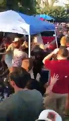 Kentucky And South Carolina Fans In Wild Tailgate Brawl