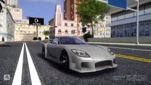 Gta iv San Andreas Beta - Mazda RX-7 Veilside Gameplay and Little Crash Test