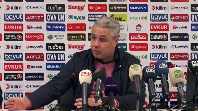 Kayserispor - Demir Grup Sivasspor maçının ardından - KAYSERİ