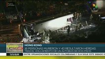 China: 18 personas muertas tras accidente de autobús