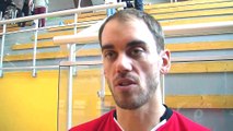 L'interview de Sébastien Ducange, central du Martigues-Volley-Ball.