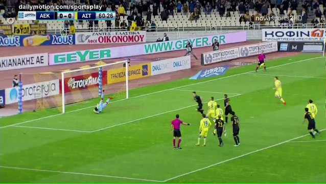 Lazaros Christodoulopoulos penalty Goal HD - AEK Athens FC 1 - 0 Asteras Tripolis - 11.02.2018 (Full Replay)