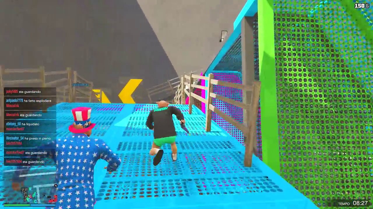 GTA 5 ONLINE  LTS N*188 NASCONDINO VS 500 ABARTH !!!  GTA 5 ITA  DAJE !!!!!!!