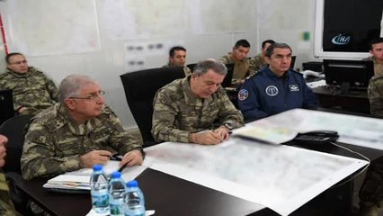 Genelkurmay Başkanı Akar, Hatay'da İncelemede Bulundu