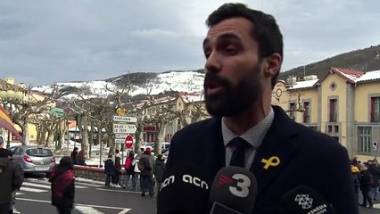 Roger Torrent diu que el 155 posa en perill la memòria i els projectes per dignificar el passat
