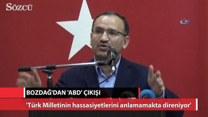 Bozdağ'dan 'ABD' çıkışı