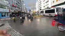 İzmir Motosiklet Tutkunlarından Mehmetçiğe Destek Konvoyu