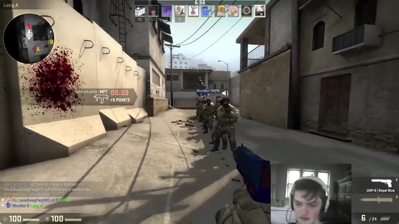 When a deathmatch server suddenly turns into a dancing class