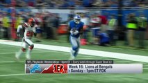 Detroit Lions vs. Cincinnati Bengals | NFL Week 16 Game Preview | NFL Playbook