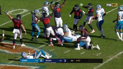 Bears Force Fumble & Howard's Run Sets Up Trubisky's TD Pass! | Lions vs. Bears | NFL Wk 11