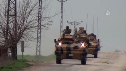 Zeytin Dalı Harekatı - Sınır Hattına Askeri Araç Sevkiyatı