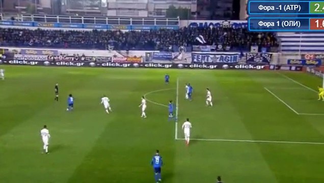 Nicolas Diguiny Goal HD - Atromitos 2-1 Olympiakos Piraeus 11.02.2018