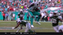Jarvis Landry's Ridiculous Hurdle After the Grab & Kenny Stills' TD! | Jets vs. Dolphins | NFL Wk 7