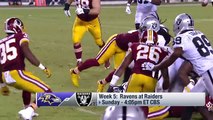 Baltimore Ravens vs. Oakland Raiders | Week 5 Game Preview | NFL Playbook