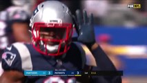 Cam Newton Gets Picked Off & Brady Connects w/ Hogan for TD! | Panther vs. Patriots | NFL Wk 4