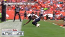 Greatest One-Handed Touchdown Catches of All Time | #TDTuesday | NFL Highlights