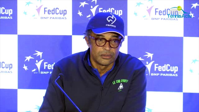 Fed Cup 2018 - Yannick Noah et son petit message : Imaginez que Kristina Mladenovic raisonne comme les autres