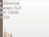 3m  jaune  10 pièces  CAT6a Câble Ethernet Set  Câble Réseau RJ45  10  100  1000