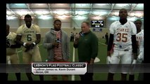 Team LeBron James vs Team Kevin Durant Flag Football Game Highlights | NFL