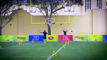 Trick Shots, Slam Dunks, and Sumo Suit Fun with Odell Beckham Jr., Marquette King & More! | NFL