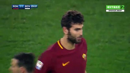 Federico Fazio  Goal HD - AS Roma	1-1	Benevento 11.02.2018