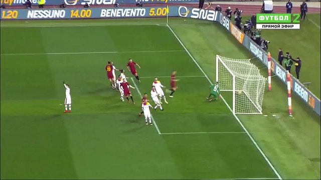 1-1 Federico Fazio Goal Italy Serie A - 11.02.2018 AS Roma 1-1 Benevento Calcio