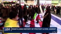 i24NEWS DESK | Iran's long history of protest & civil unrest |  Sunday, February 11th 2018