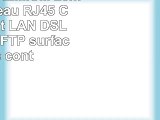 deleyCON PREMIUM 25m Câble réseau RJ45 CAT6 Gigabit LAN DSL  Blindage SFTP  surfaces de