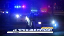 Candlelight Vigil Held for Teen Who Was Killed Protecting His Sister