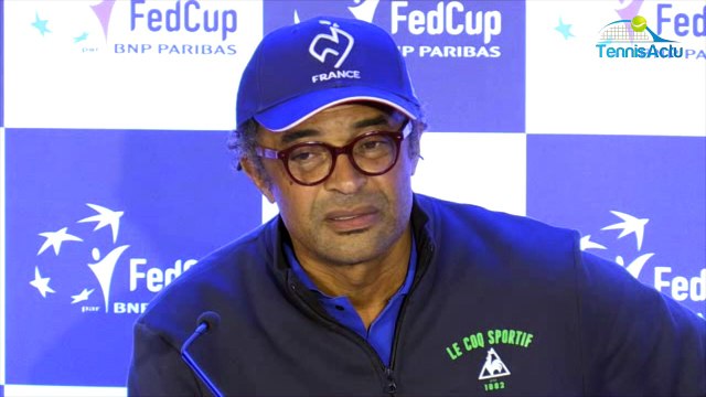 Fed Cup 2018 - Yannick Noah : Je rêve de jouer les soeurs Williams au Stade France