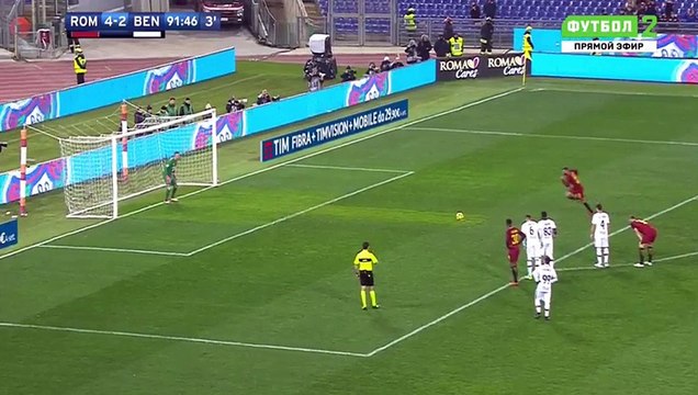 Grégoire Defrel (Penalty) Goal HD - AS Roma 5-2 Benevento 11.02.2018